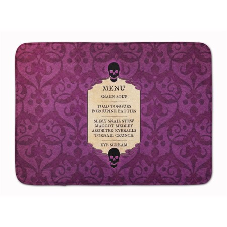 Carolines Treasures Goulish Menu Eye Screen Halloween Machine Washable Memory Foam Mat SB3005RUG